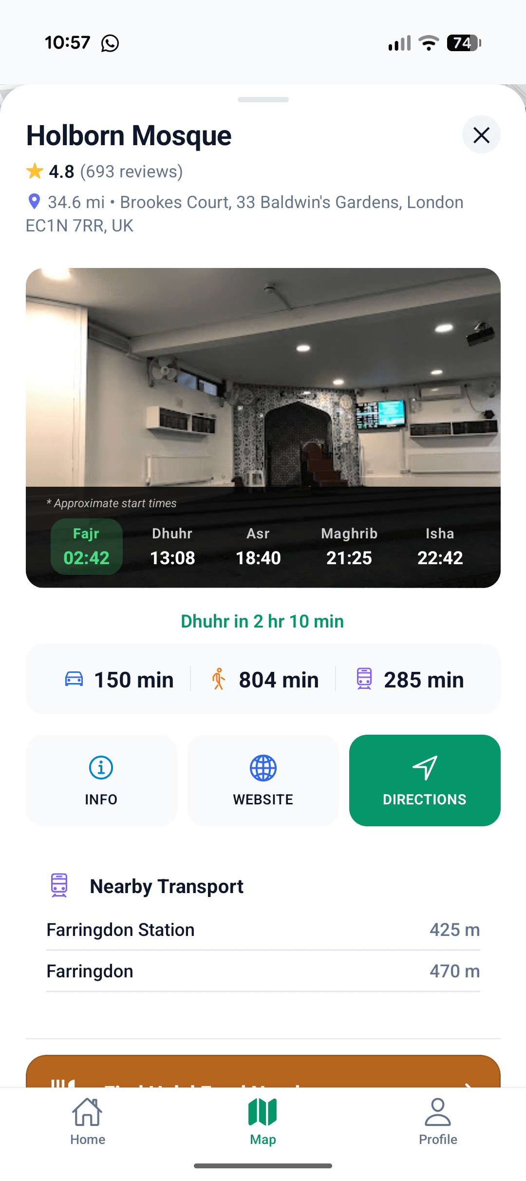 Muslim Atlas App Screenshot 3